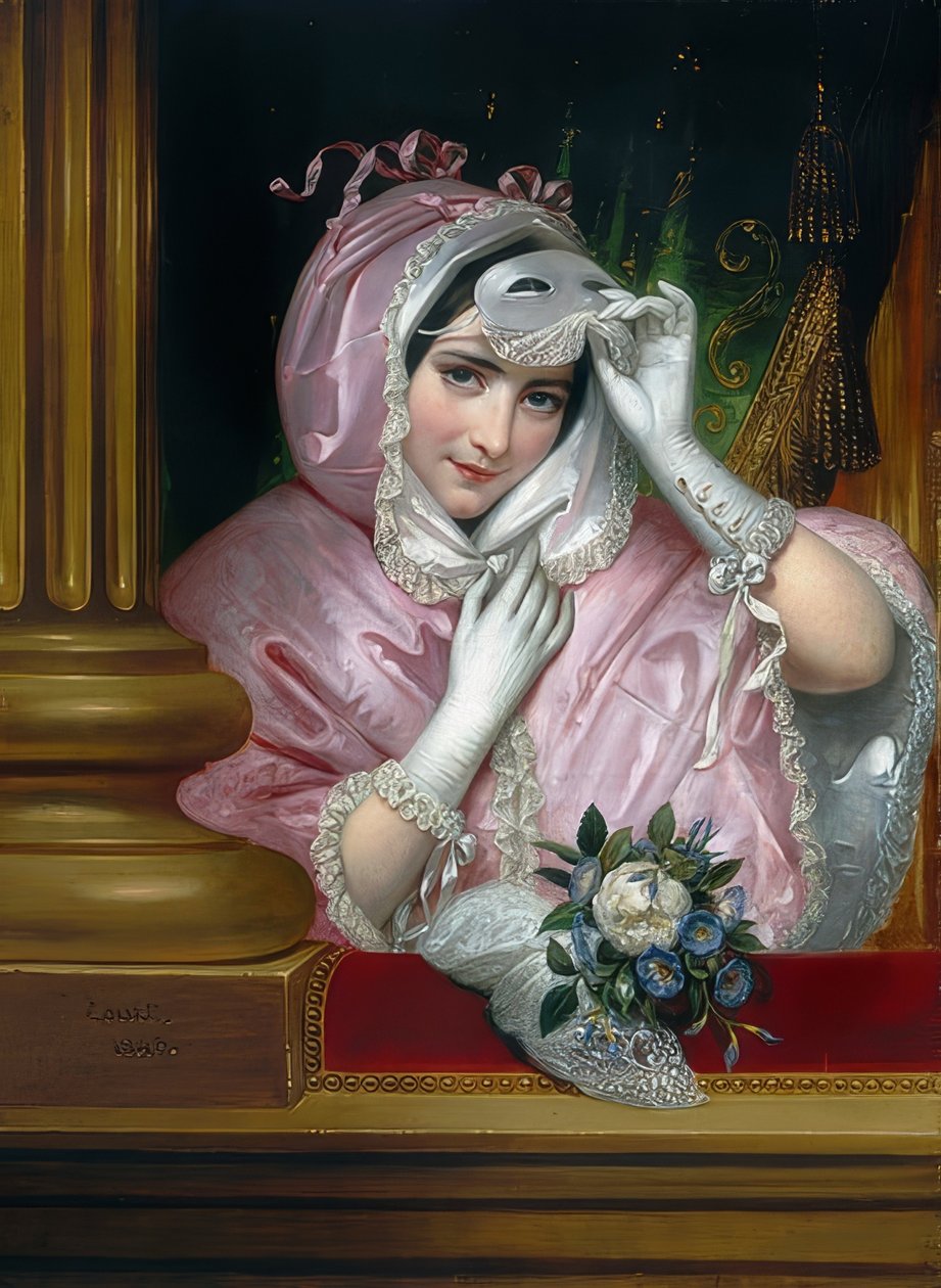 Het masker door Joseph Desire Court