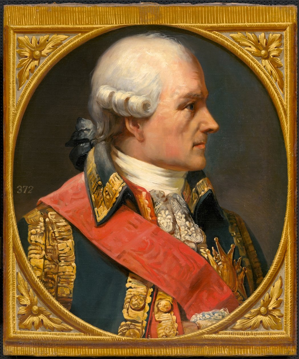 Jean Baptiste de Rochambeau, midden 19e eeuw door Joseph Desire Court