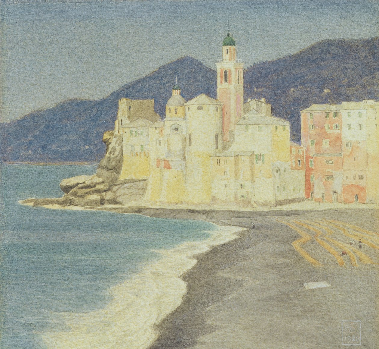 Camogli, 1926 door Joseph Edward Southall