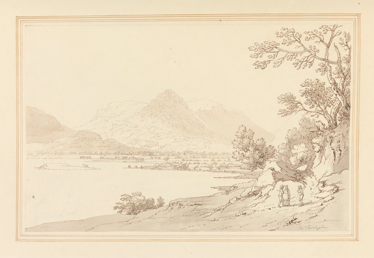 Grassmere door Joseph Farington