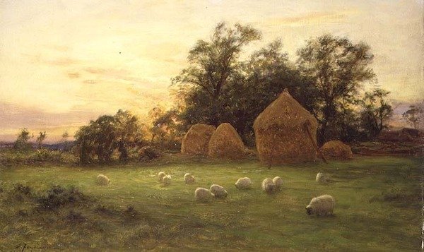 Avond door Joseph Farquharson