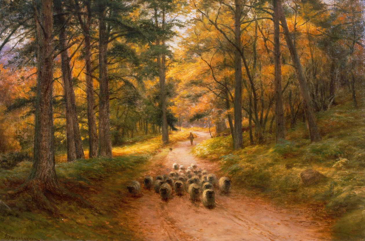 Op weg naar huis door Joseph Farquharson