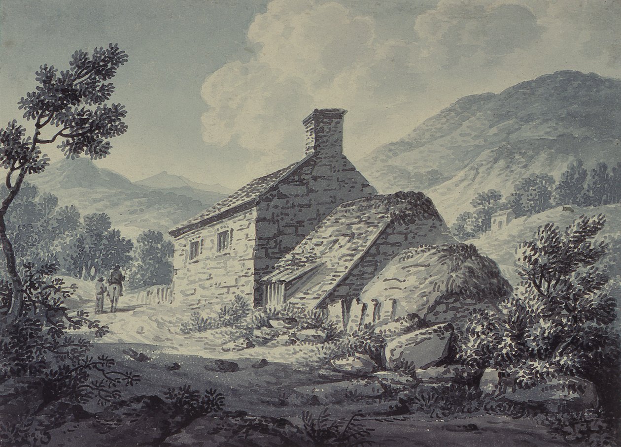 Landschapsschetsen door Joseph Francis Burrel