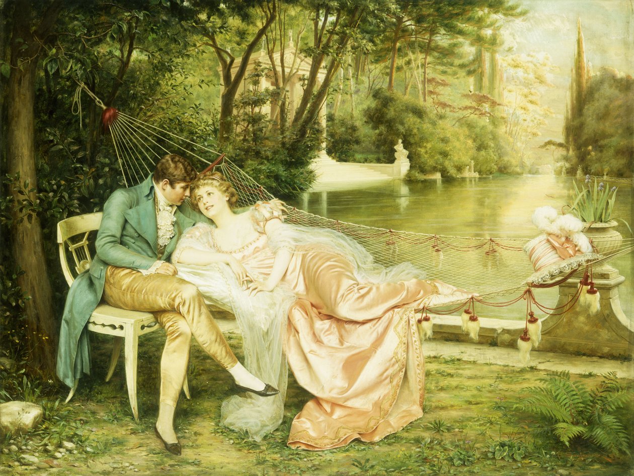Flirt door Joseph Frederick Charles Soulacroix
