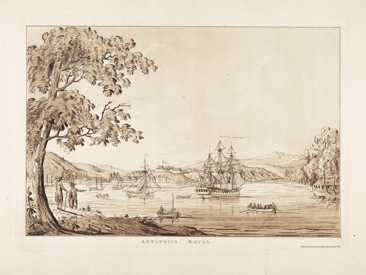 Annapolis Royal door Joseph Frederick Wallet DesBarres