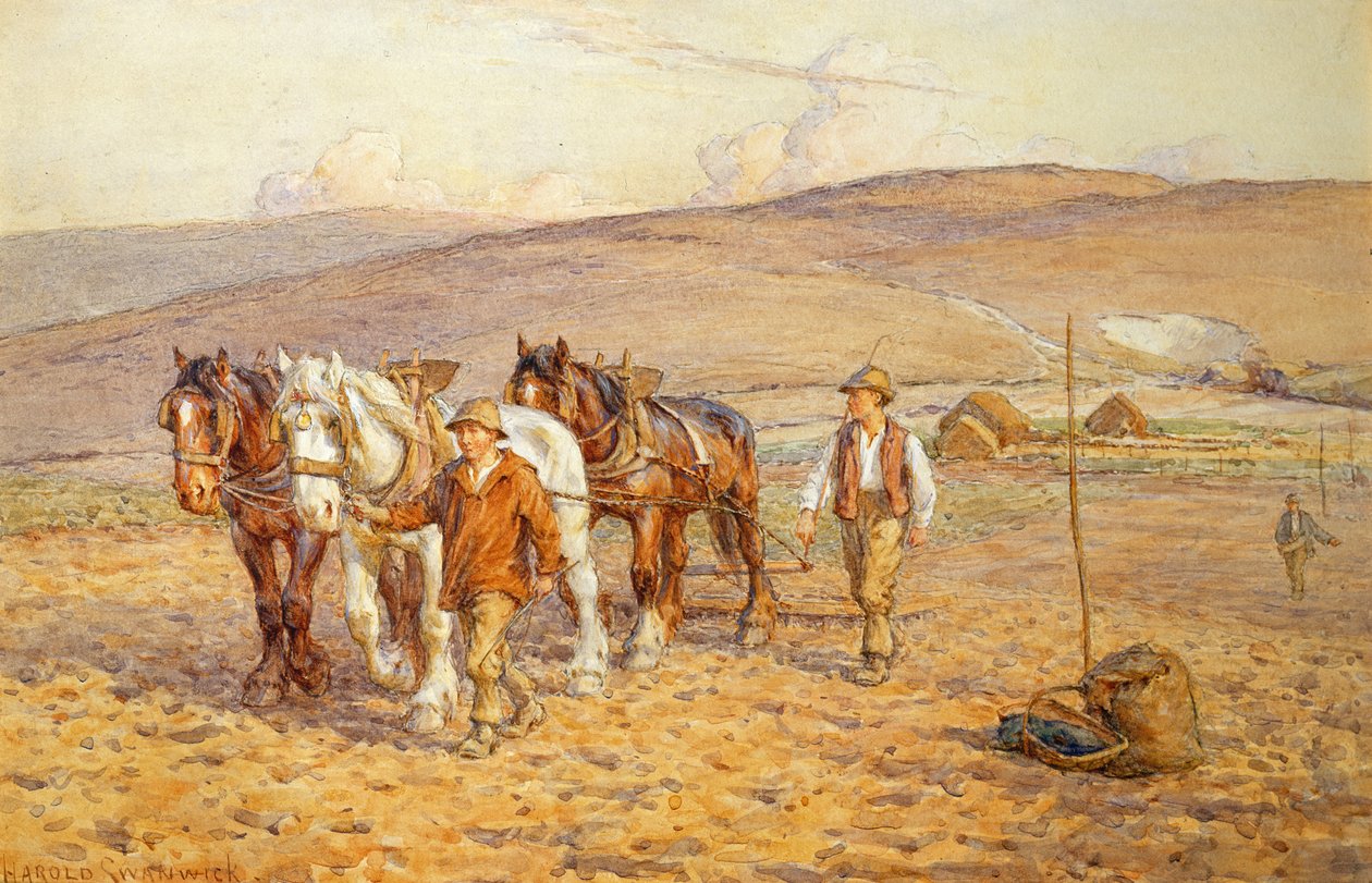 Ploegen door Joseph Harold Swanwick