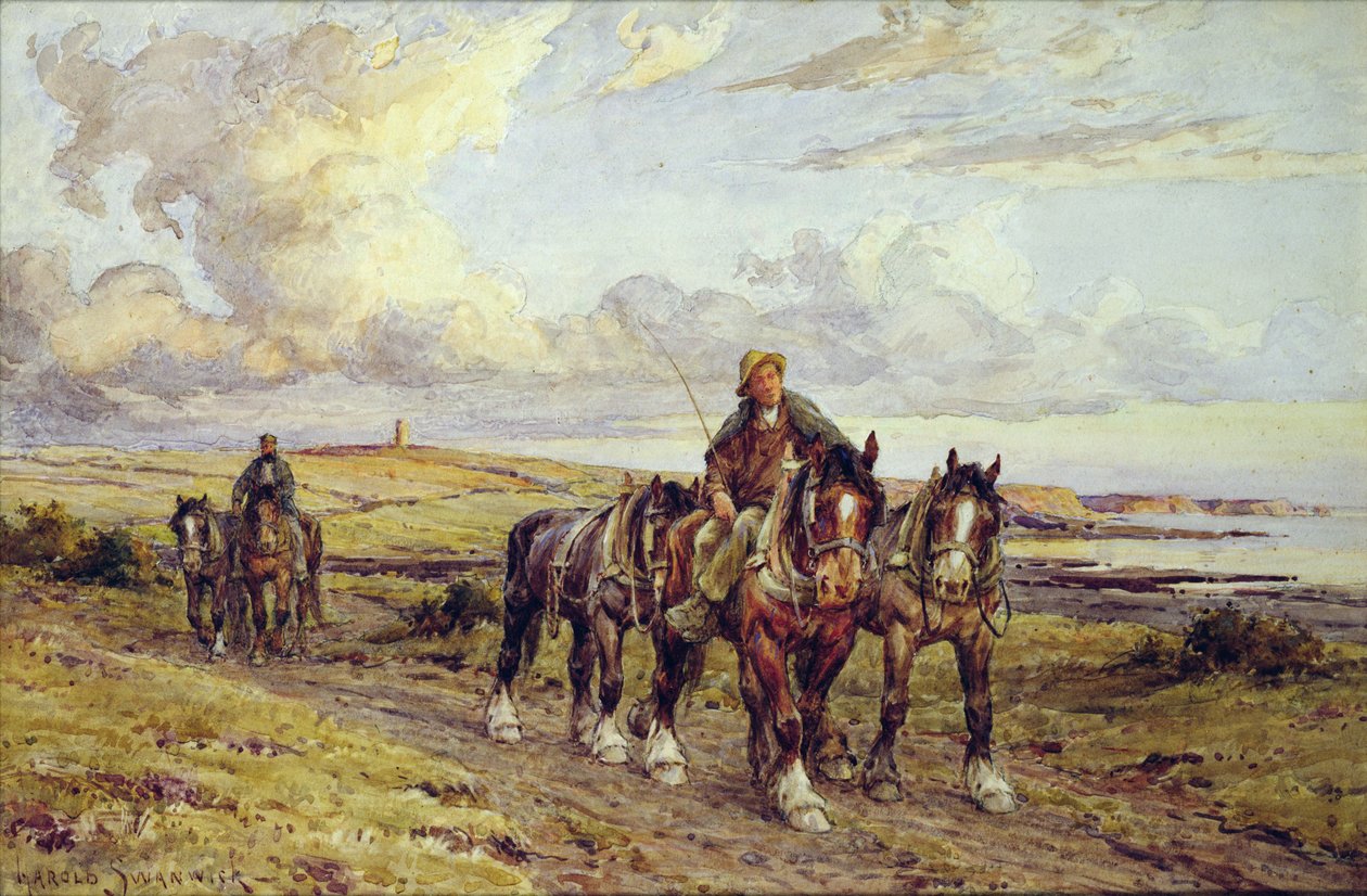 Het ploegteam door Joseph Harold Swanwick