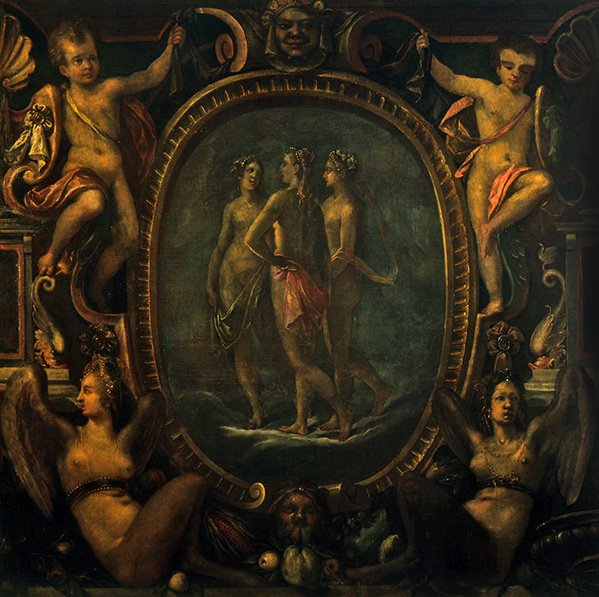 De Drie Gratiën door Joseph Heintz