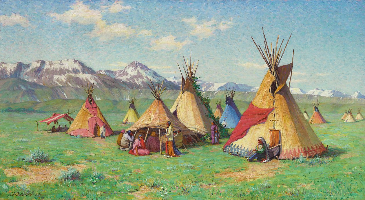 De Medicijn Tipi door Joseph Henry Sharp
