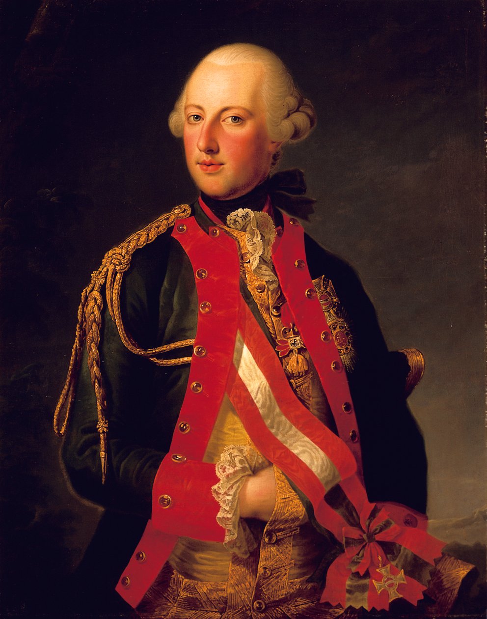 Portret van keizer Josef II door Joseph Hickel