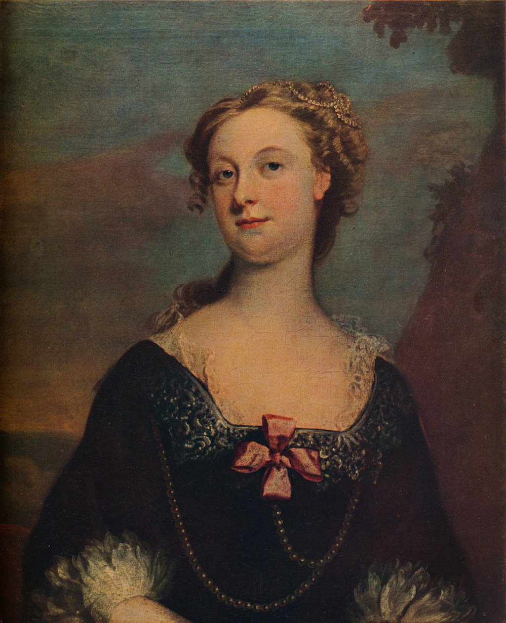 Mary Rossam, ca. 1734, 1930 door Joseph Highmore