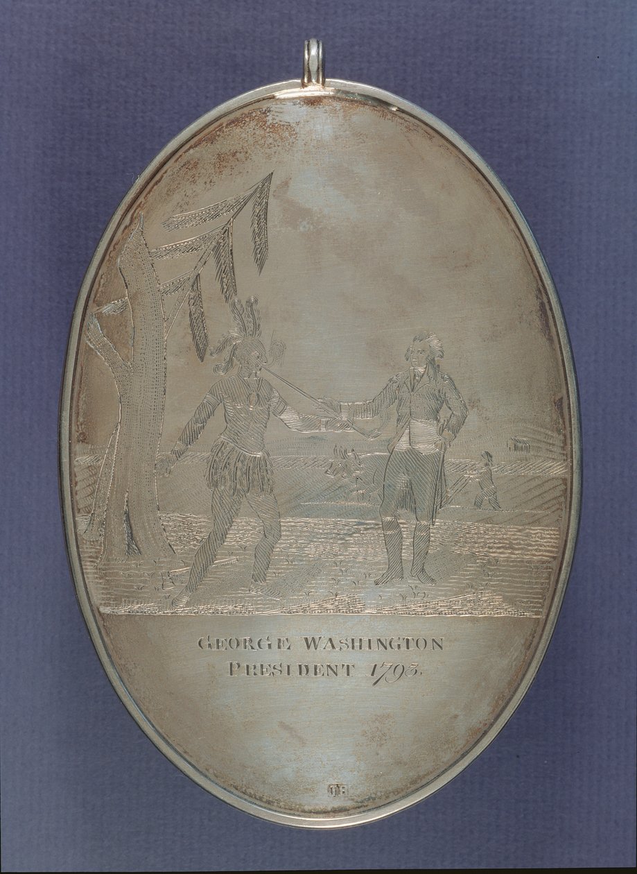 Vredesmedaille, 1793 (zilver) door Joseph II Richardson