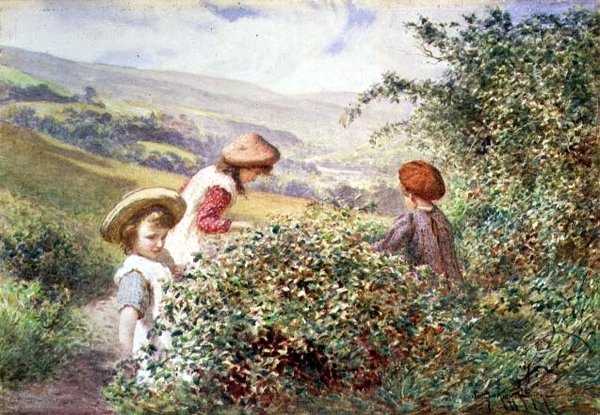 De bramenplukkers door Joseph Kirkpatrick