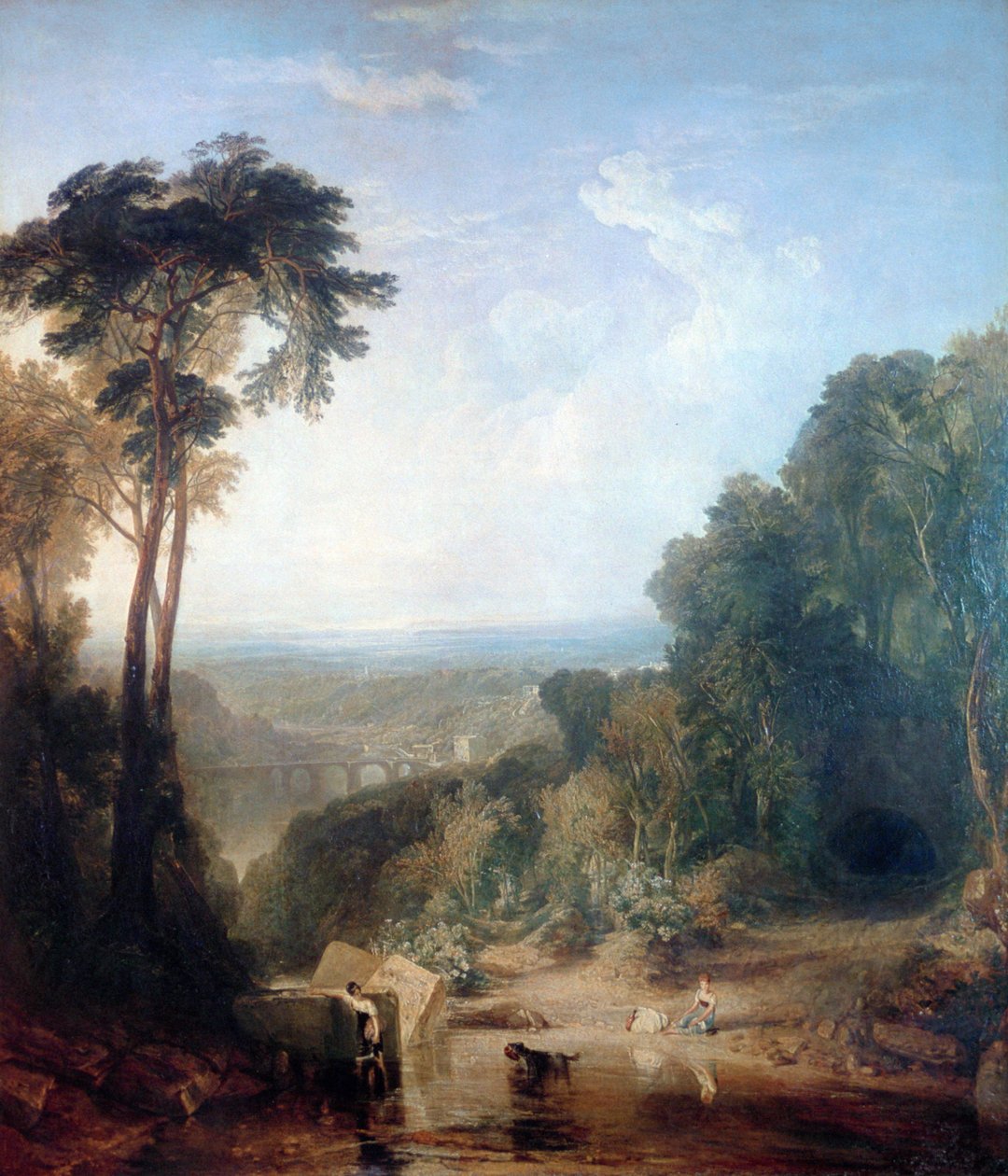 De oversteek van de beek door Joseph Mallord William Turner