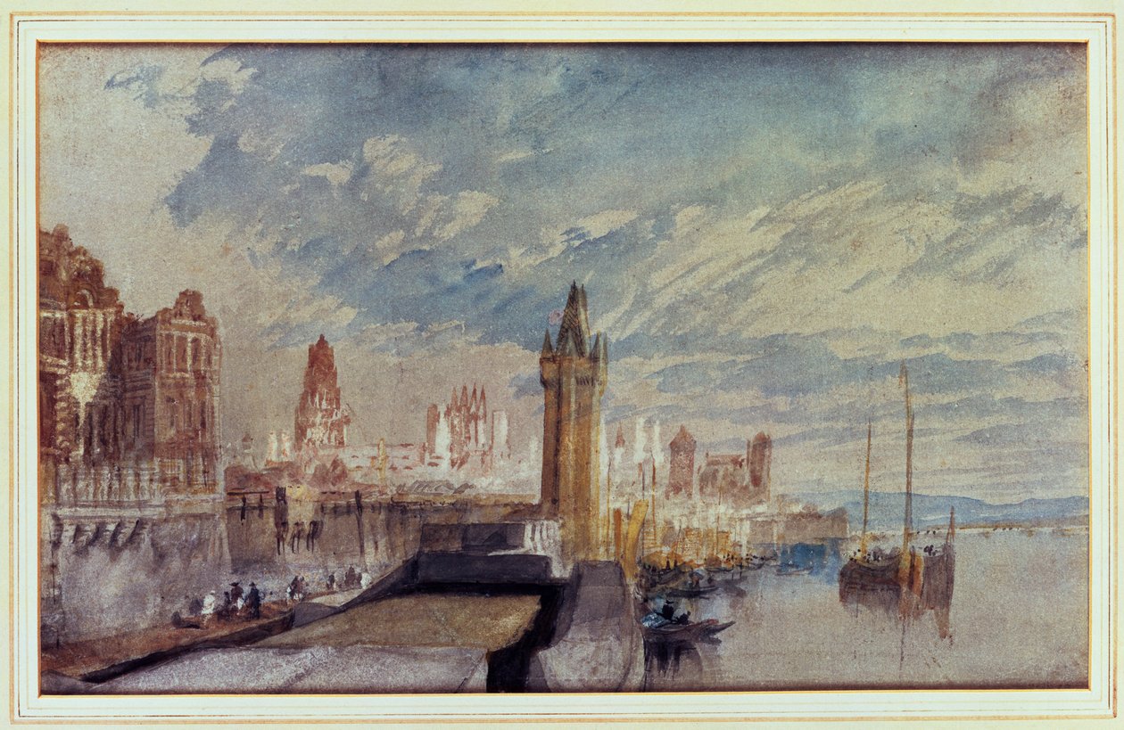 Mainz aan de Rijn door Joseph Mallord William Turner