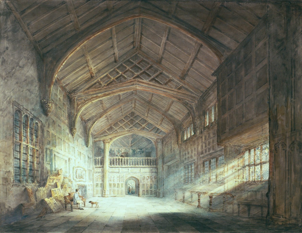 Mitton Hall, Lancashire door Joseph Mallord William Turner