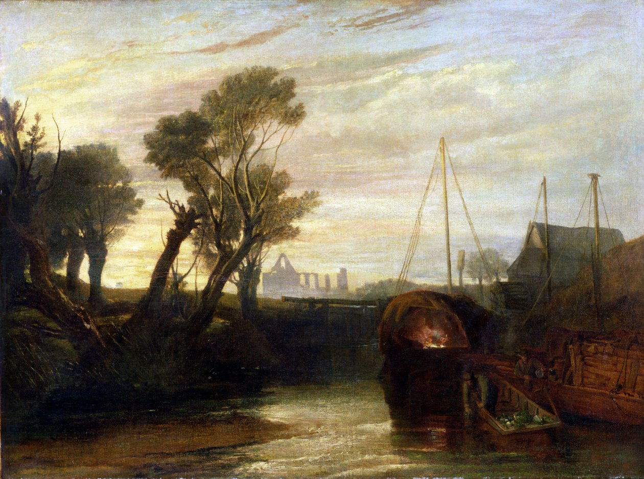 Newark Abdij door Joseph Mallord William Turner