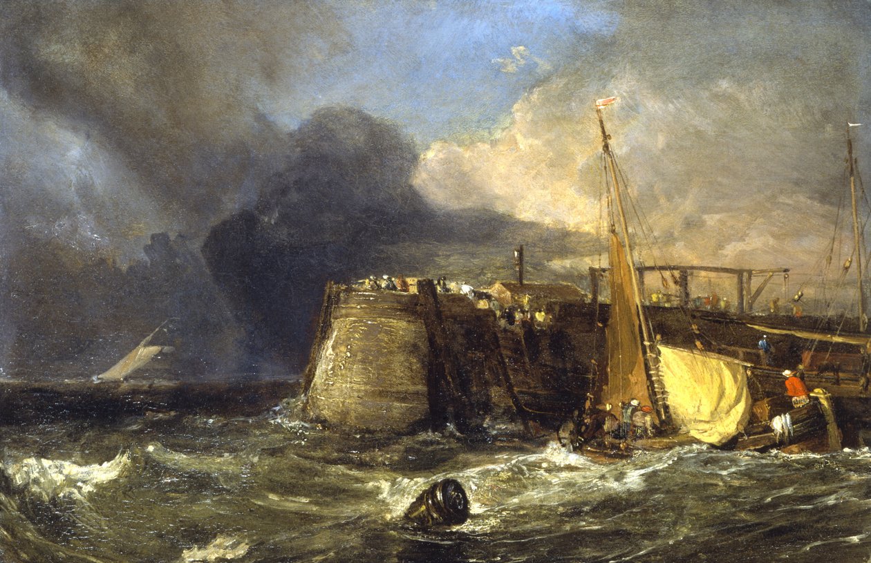 Oude Margate Pier door Joseph Mallord William Turner
