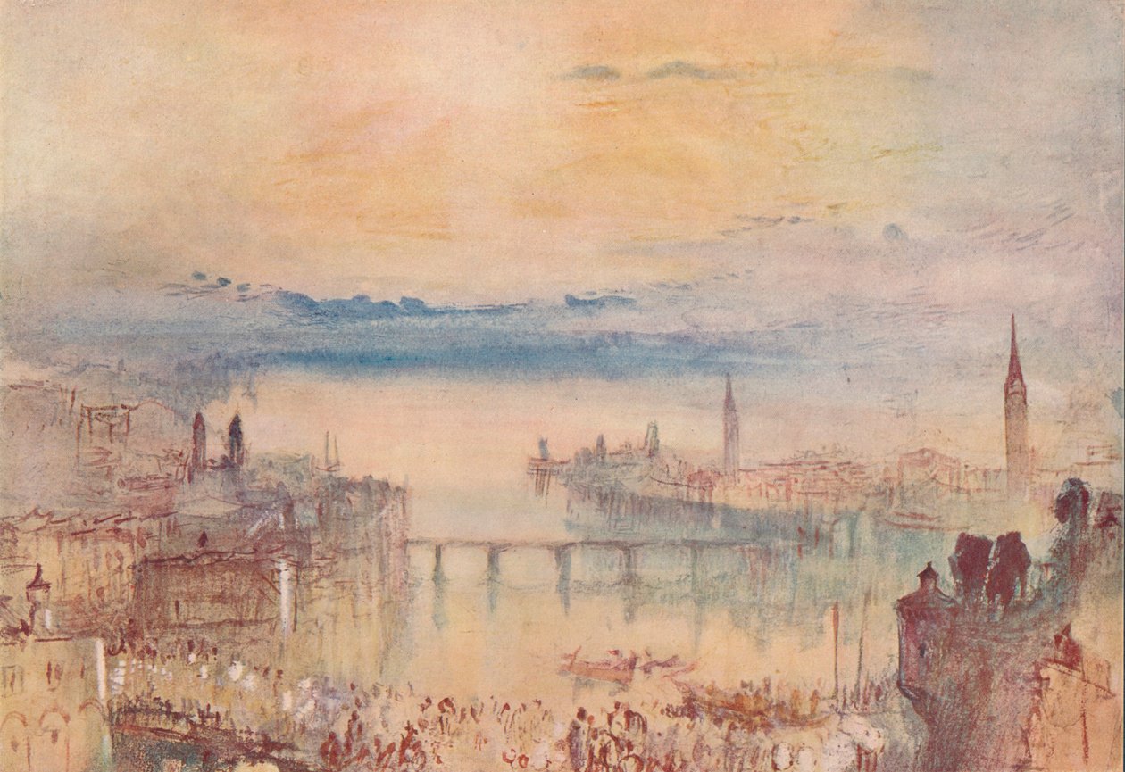 Zürich, 1909 door Joseph Mallord William Turner