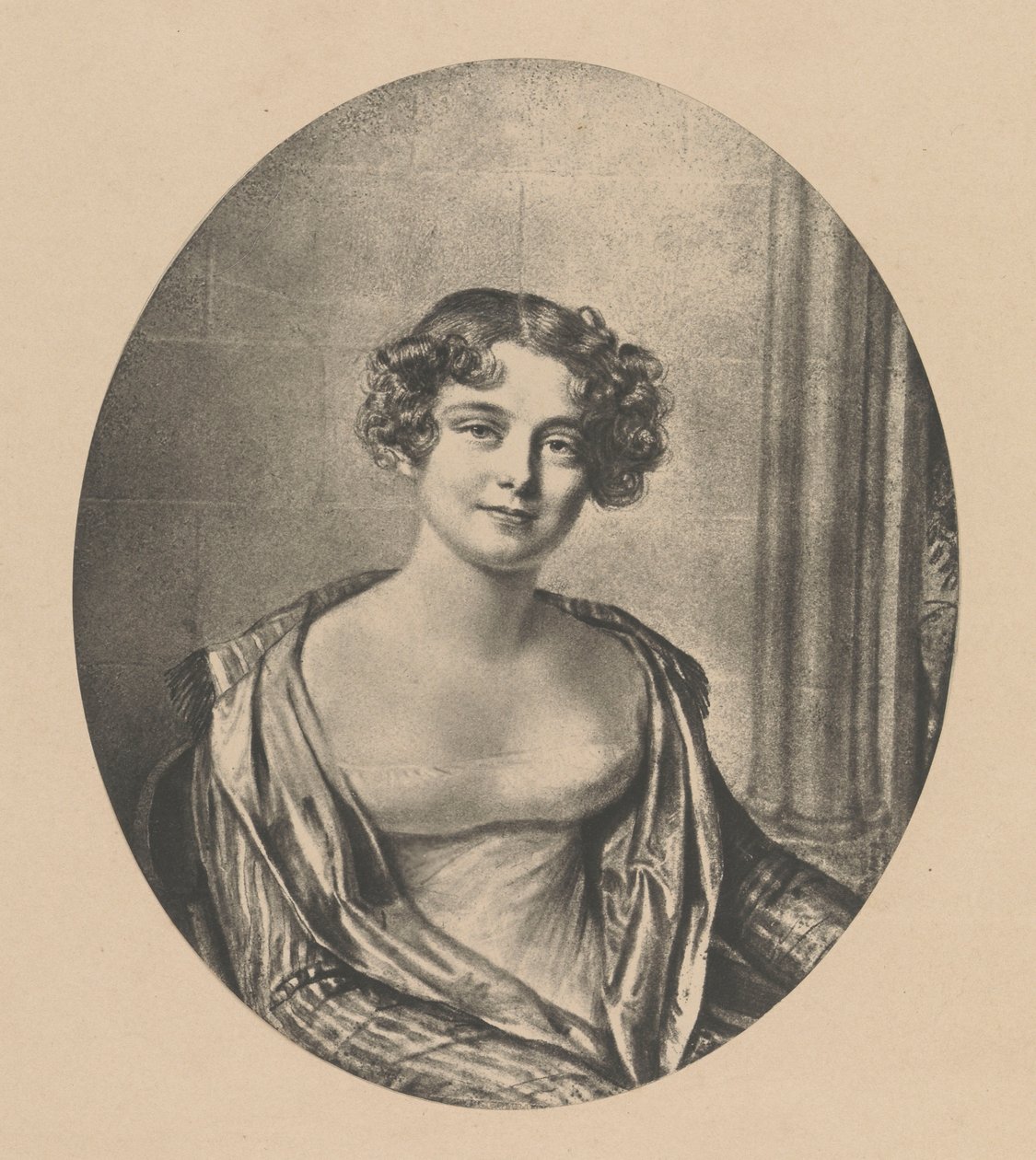 Lady Jane Franklin (1792-1875) door Joseph Mathias Negelen