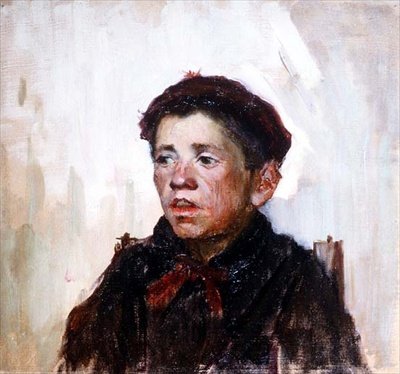 De Bretonse Visserjongen door Joseph Milner Kite