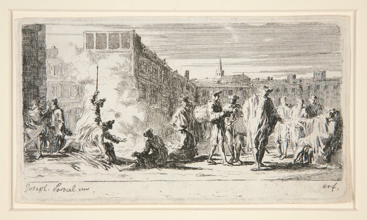 Le Bivouac door Joseph Parrocel