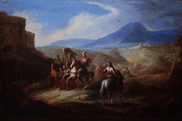 De Cavalerie en hun Gevangenen door Joseph Parrocel