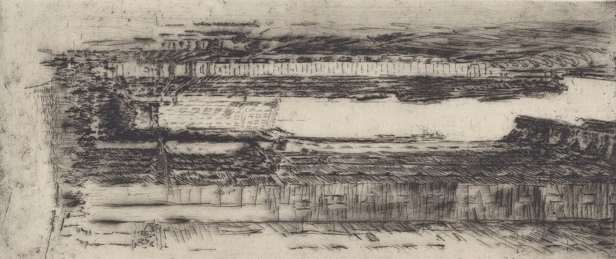 Canyon, nr. III, 1904 door Joseph Pennell