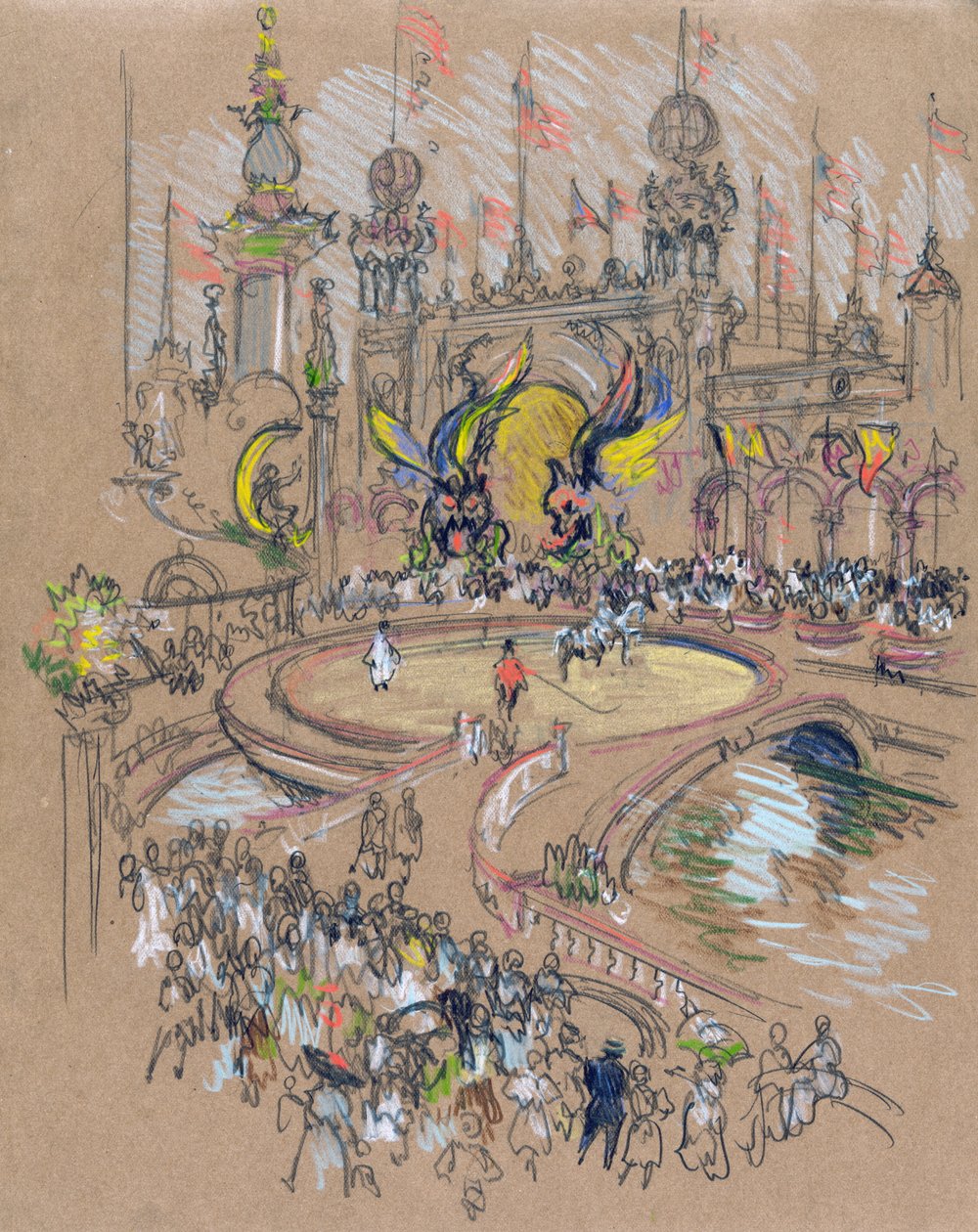 Coney Island door Joseph Pennell