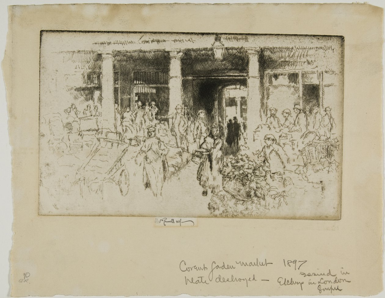 Covent Garden door Joseph Pennell