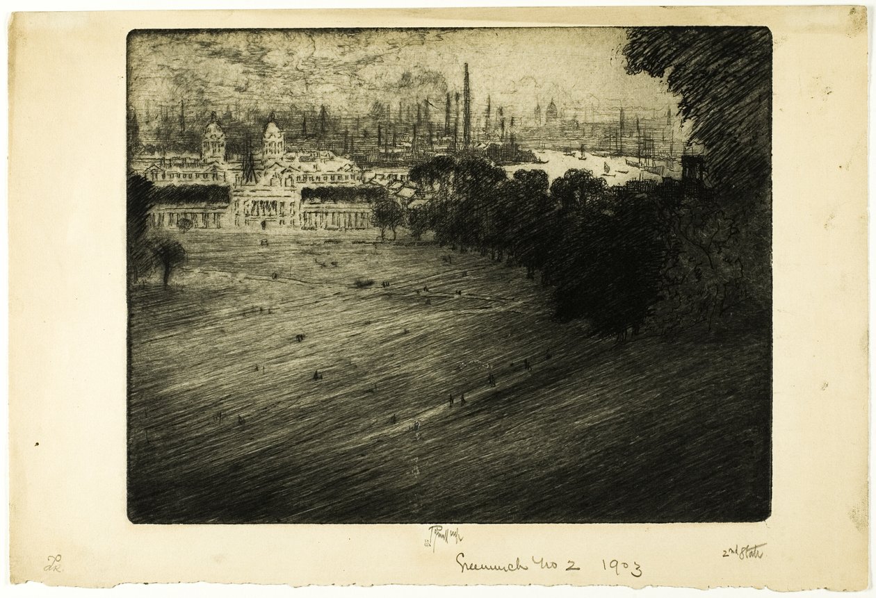 Greenwich Park, nr. 2 door Joseph Pennell