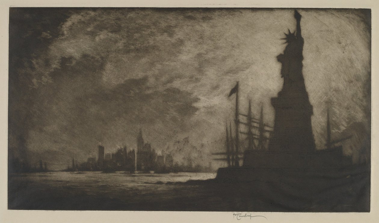 Hail America, 1908 door Joseph Pennell