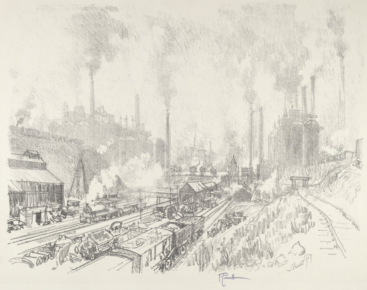 In het Land van IJzer en Staal door Joseph Pennell