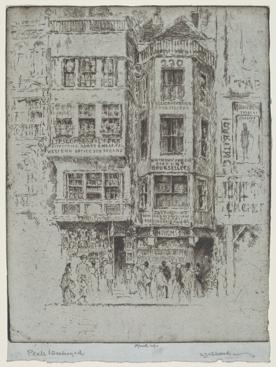 Nr. 230 Strand door Joseph Pennell