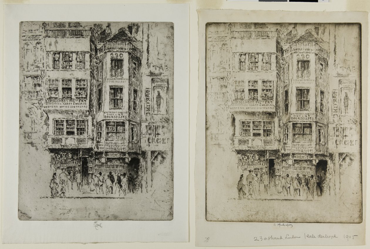 Nr. 230 Strand door Joseph Pennell