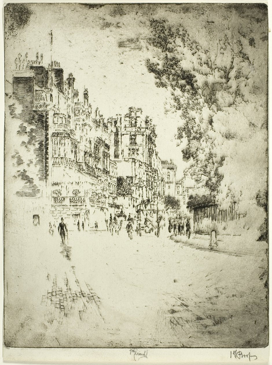 Park Lane door Joseph Pennell