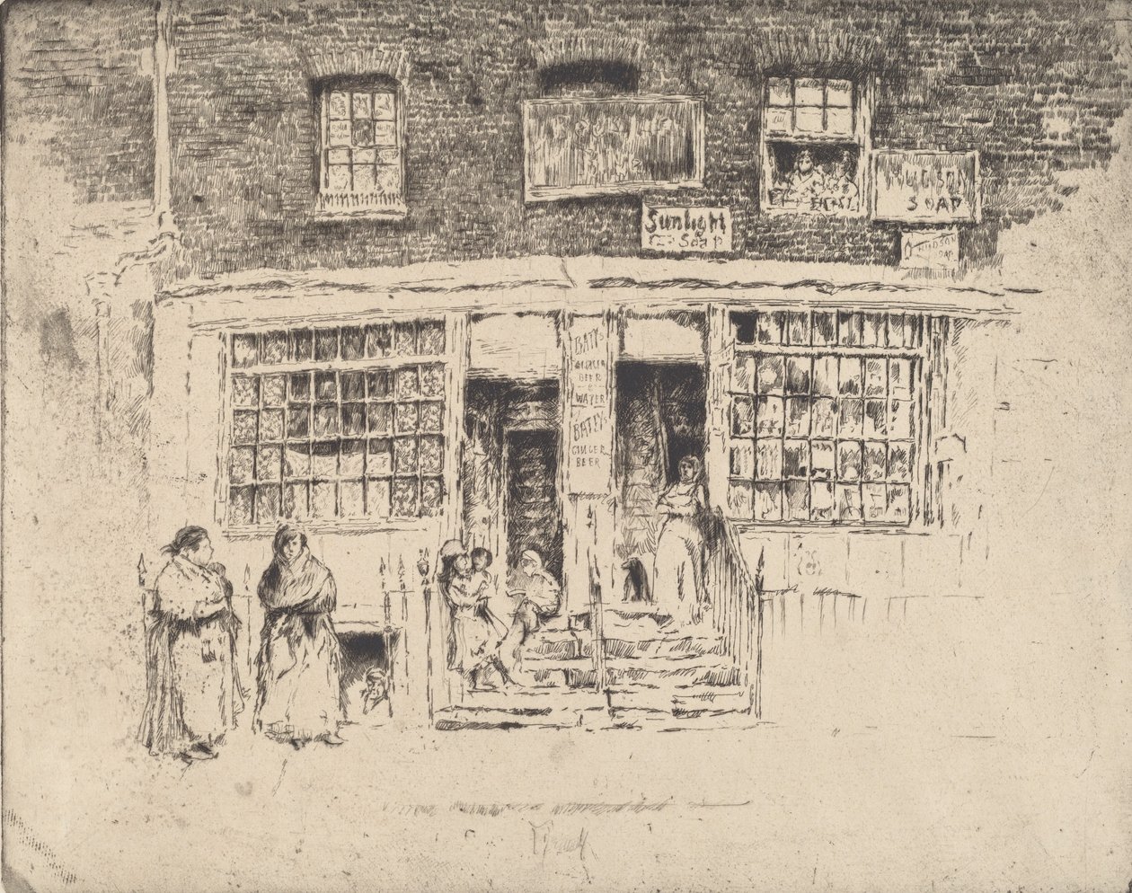 Sunlight Soap, 1905 door Joseph Pennell