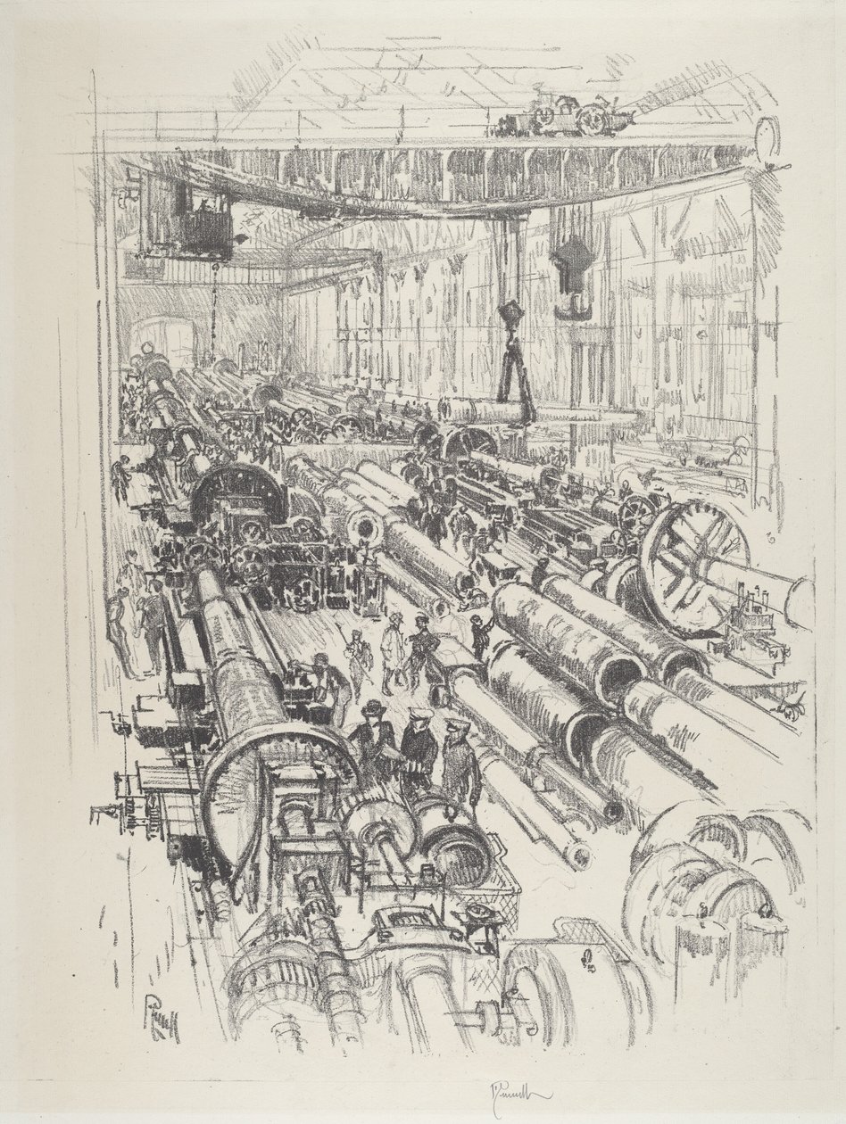 De Wapenwinkel, 1916 door Joseph Pennell