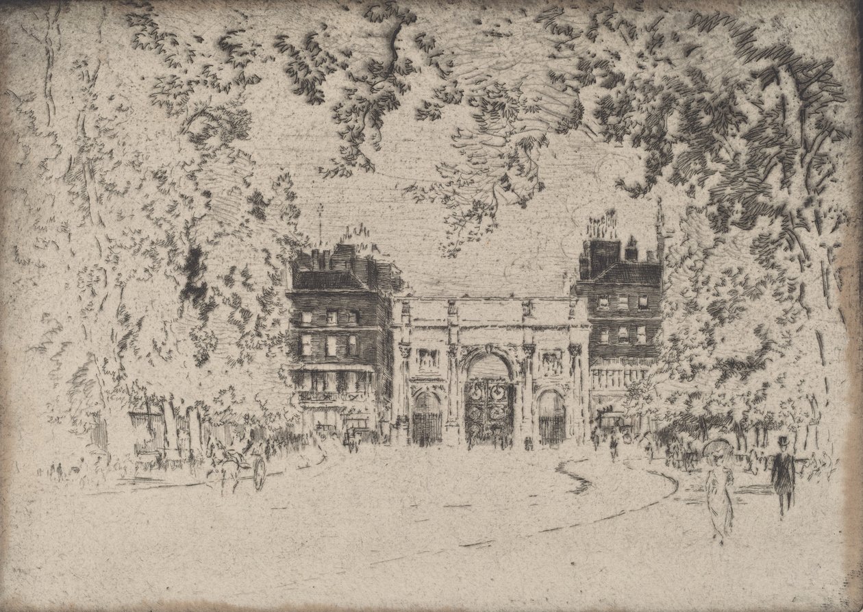 De Marble Arch, 1905 door Joseph Pennell