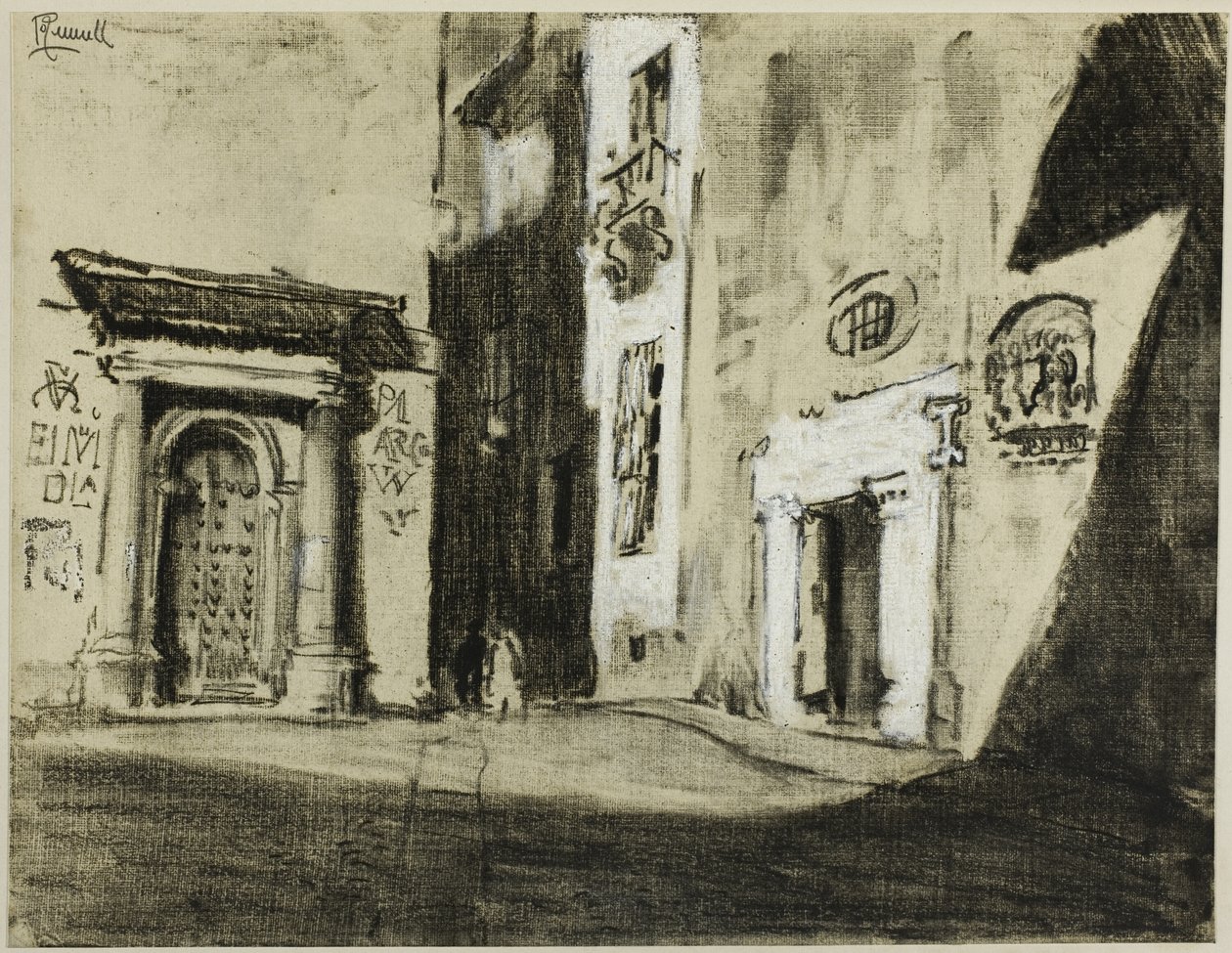 Straten van Toledo door Joseph Pennell