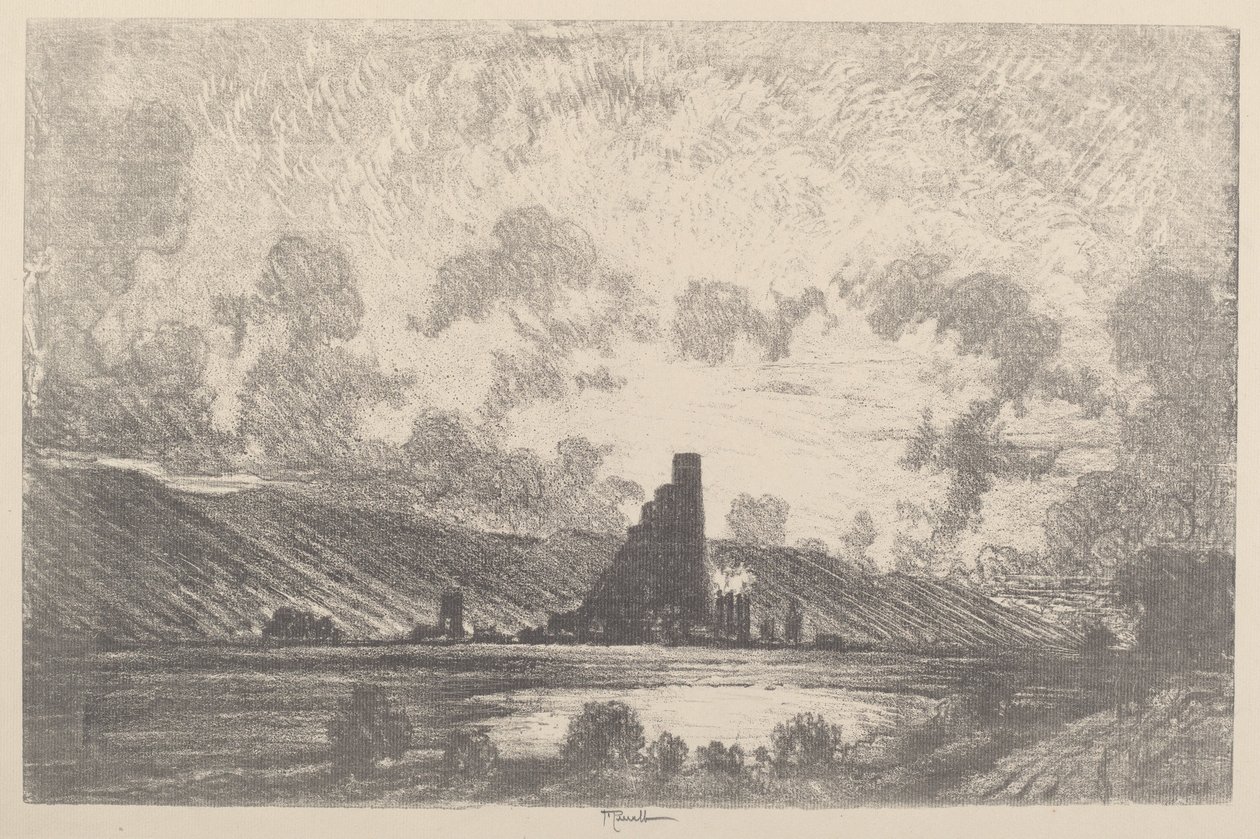 Werk kastelen, Wilkesbarre door Joseph Pennell