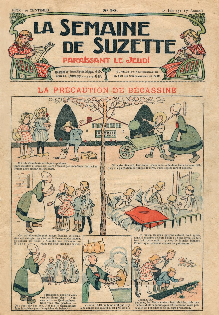 Becassine door Joseph Porphyre Pinchon