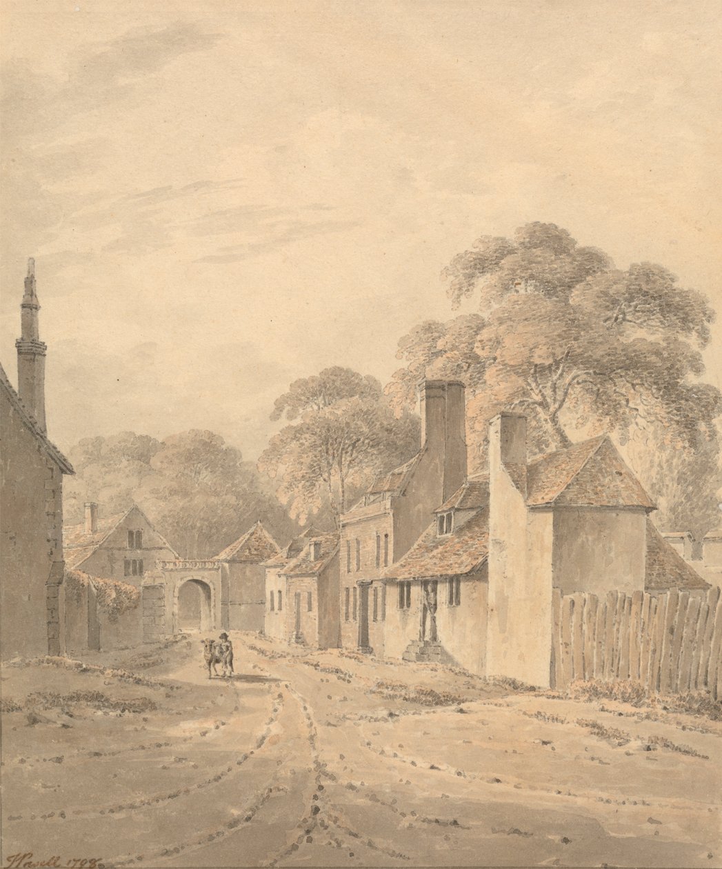 Exeter Gate, Harnham Road, Salisbury door Joseph Powell