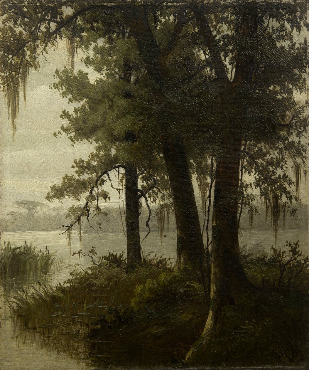 Moerasscène door Joseph Rusling Meeker