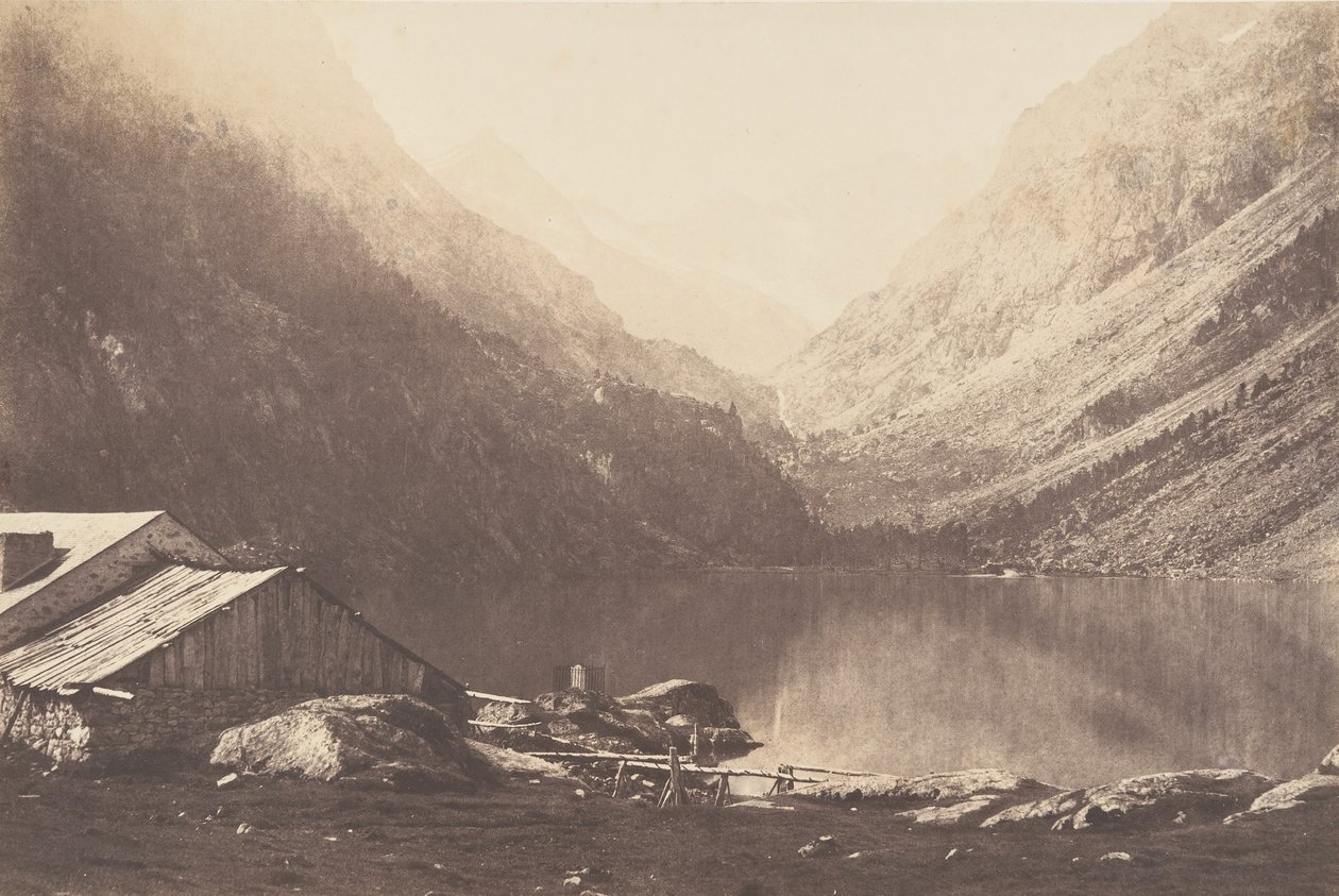 Lac de Gaube, Cauterets, 1853 door Joseph Vigier