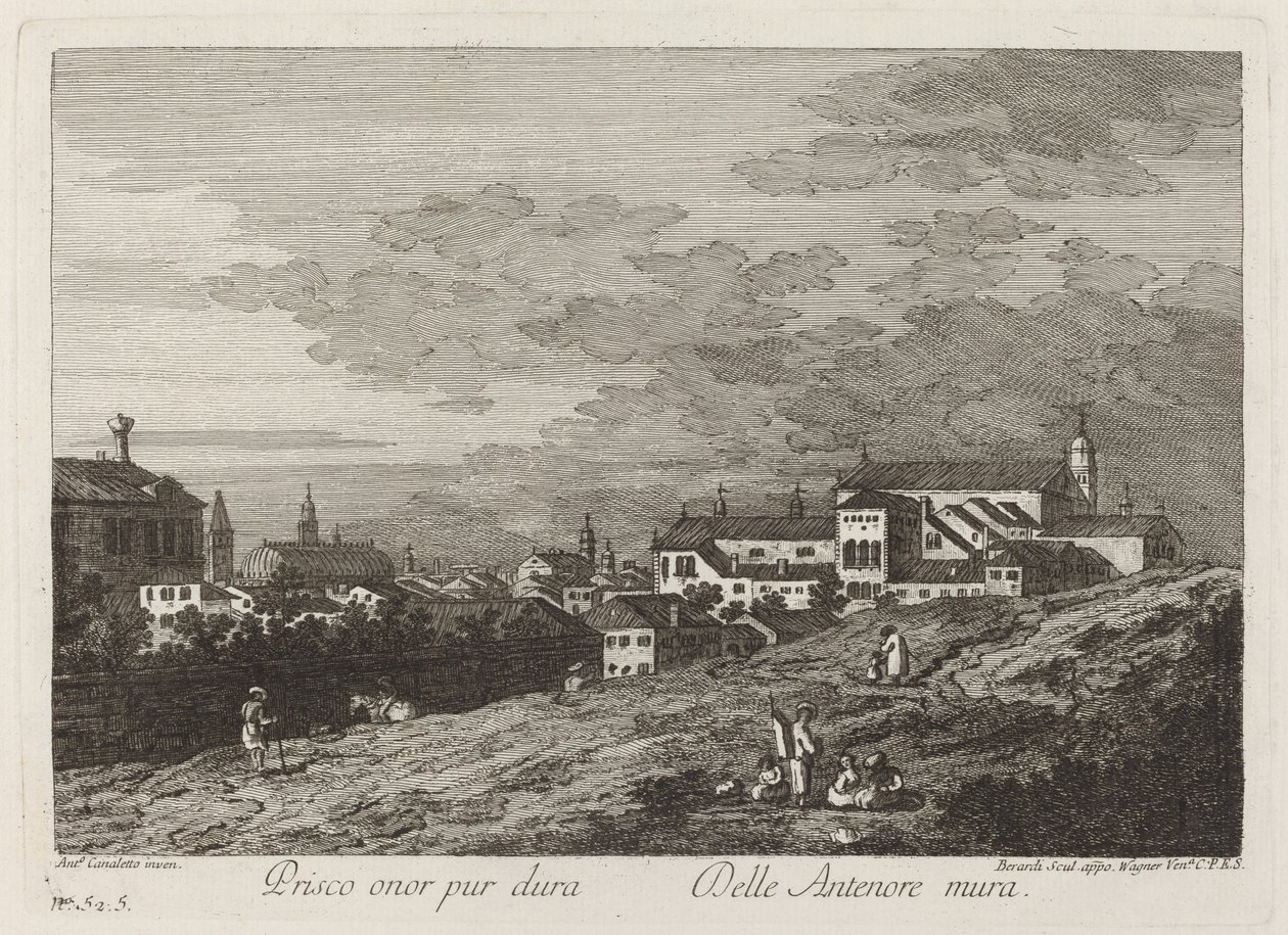 Prisco onor pur dura..., c. 1760 door Joseph Wagner