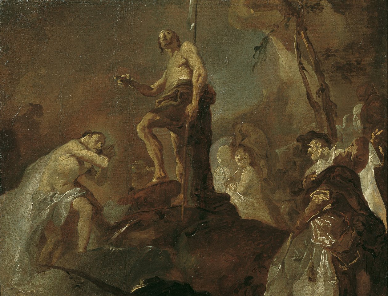 De doop van Christus door Joseph Winterhalder d. J.