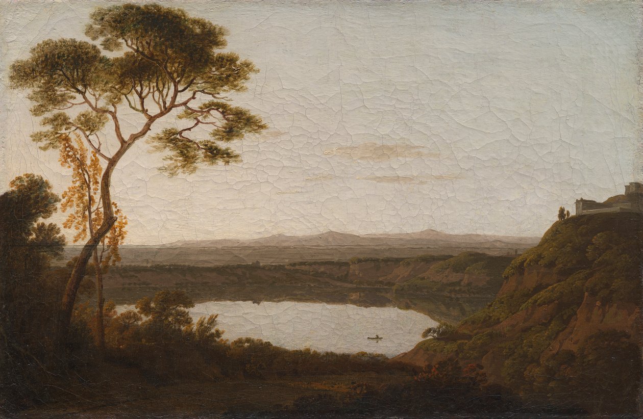 Meer Albano door Joseph Wright of Derby