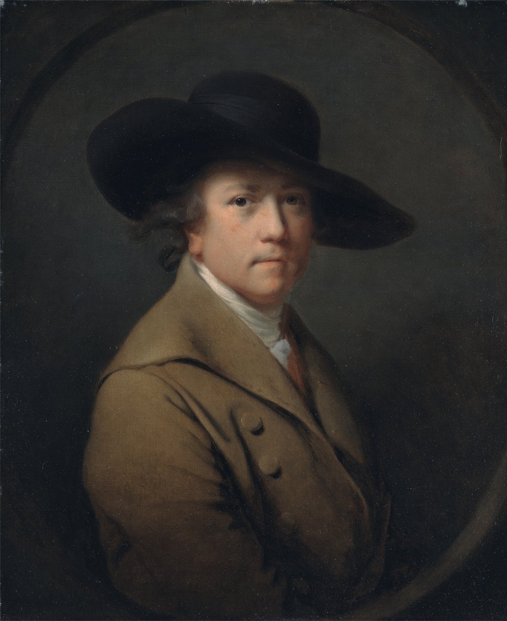 Zelfportret door Joseph Wright of Derby
