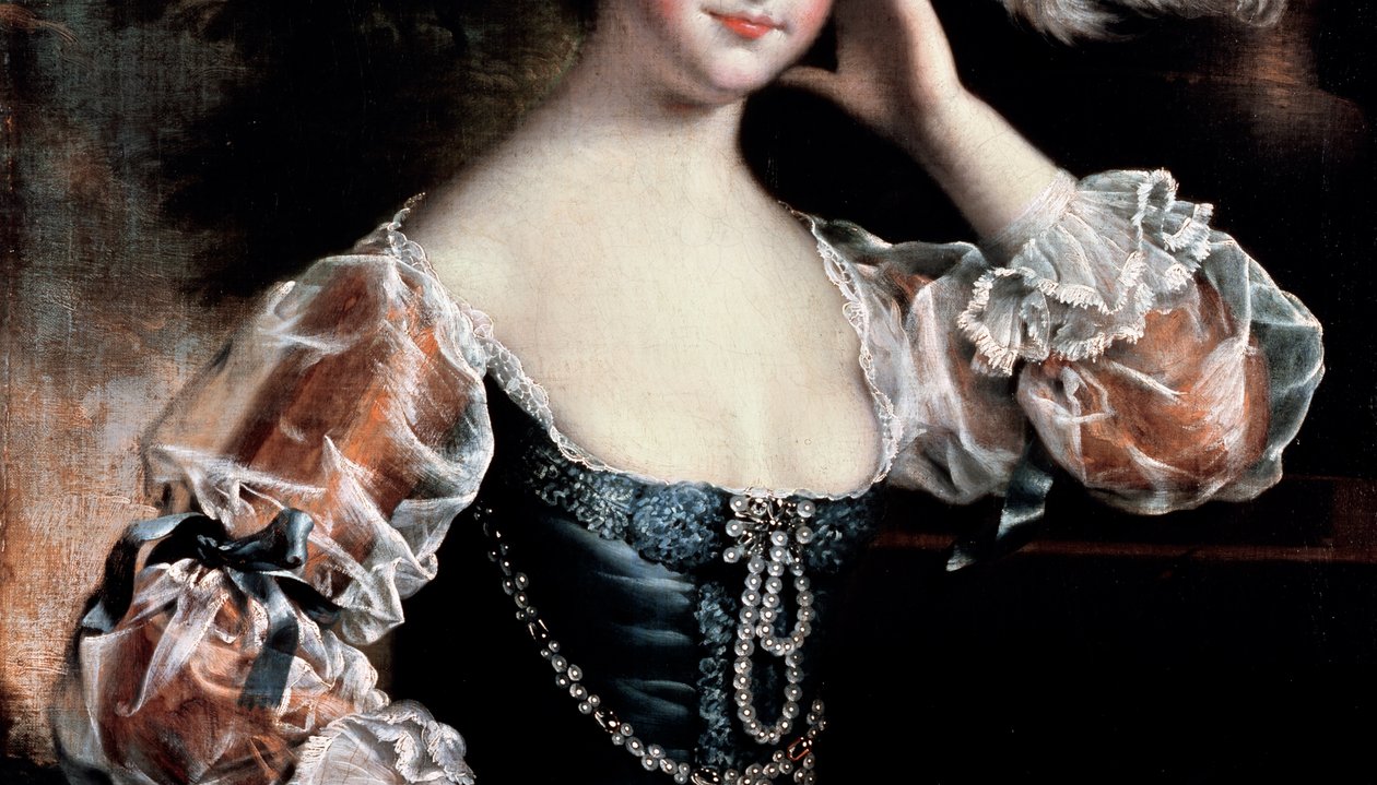 Susanna Hope (detail) door Joseph Wright of Derby